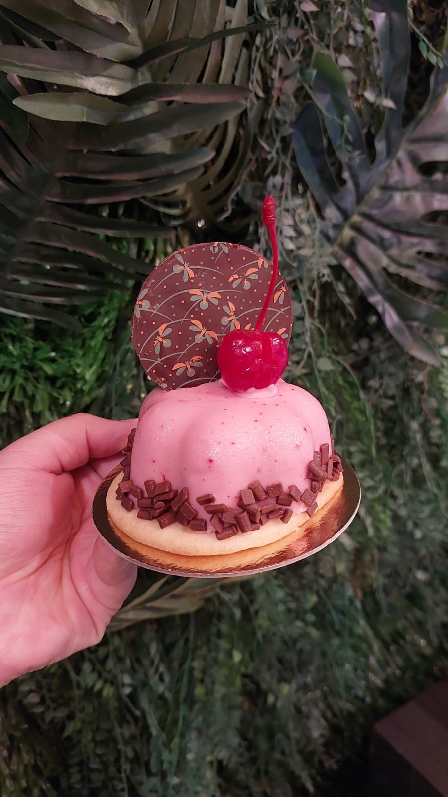 Entremet Frutas vermelhas