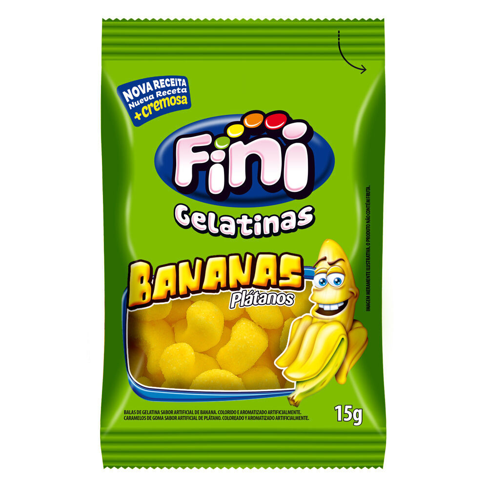 GELATINAS FINI BANANAS 15G