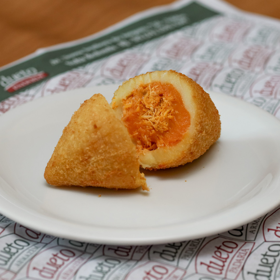 Coxinha de frango com catupiry