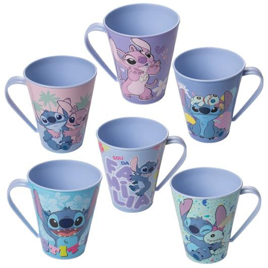 CANECA 360ML STITCH PLASÚTIL