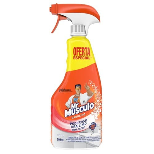 Limpador Banheiro Tira Limo Aparelho 30% de Desconto Mr Músculo 500ml