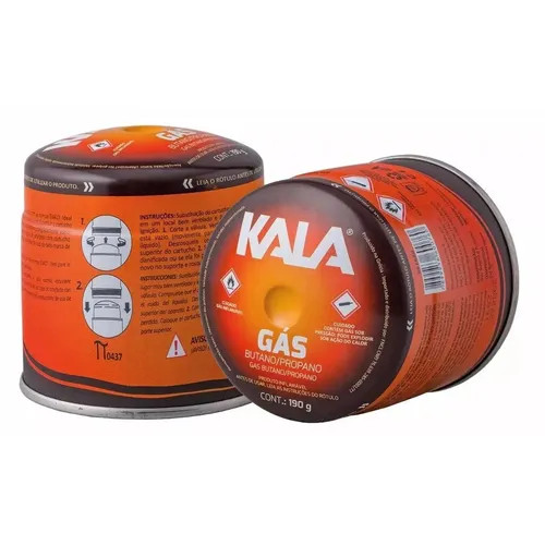Cartucho de Gás Butano Kala 190g