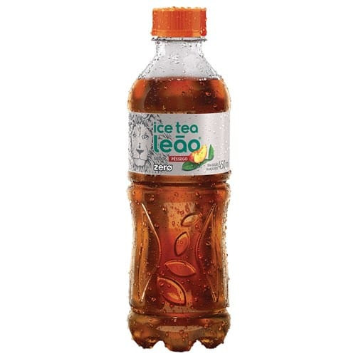 Chá Ice Tea Leão Pêssego Zero 450ml