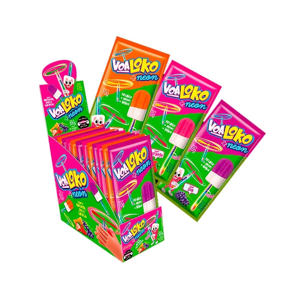 PIRULITO VOA LOKO NEON HÉLICE BALA