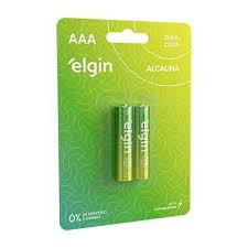 PILHA ELGIN ALCALINA "AAA" C/2UN