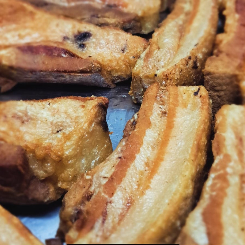 Barrinha de Panceta Frita