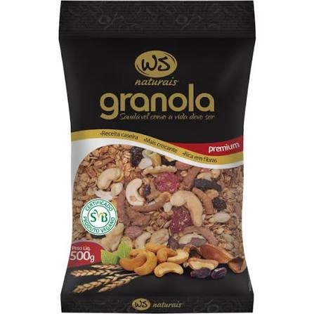 Granola Ws Naturais Premium Pct 500g