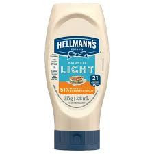 MAIONESE HELLMANN´S LIGHT SQUEEZE 328ML
