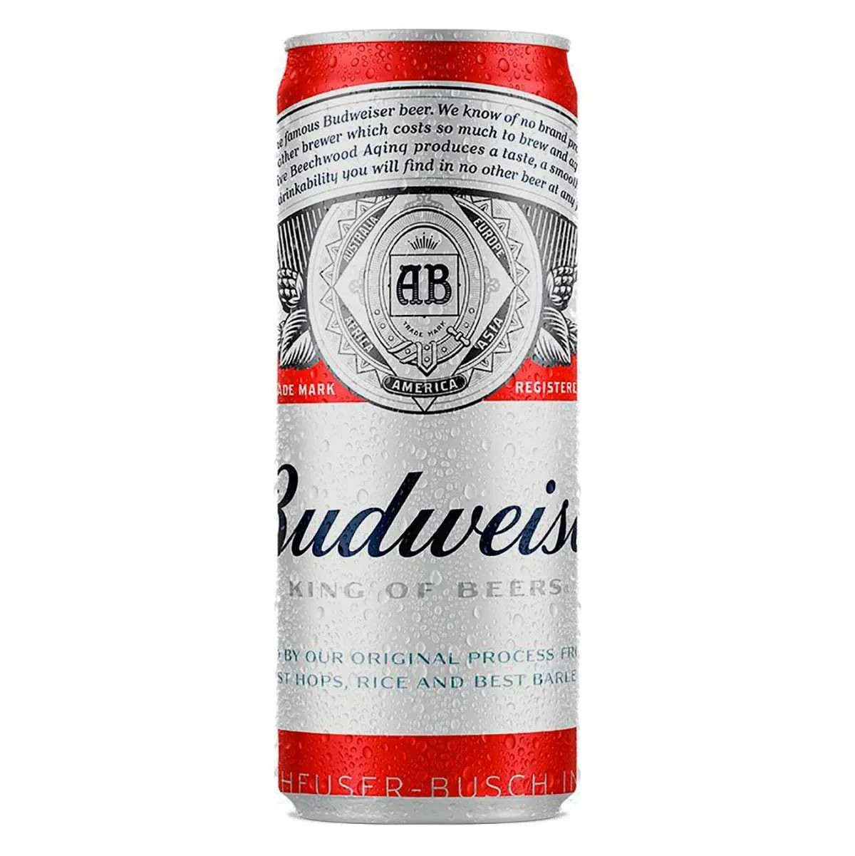 CERVEJA BUDWEISER LT 350ML