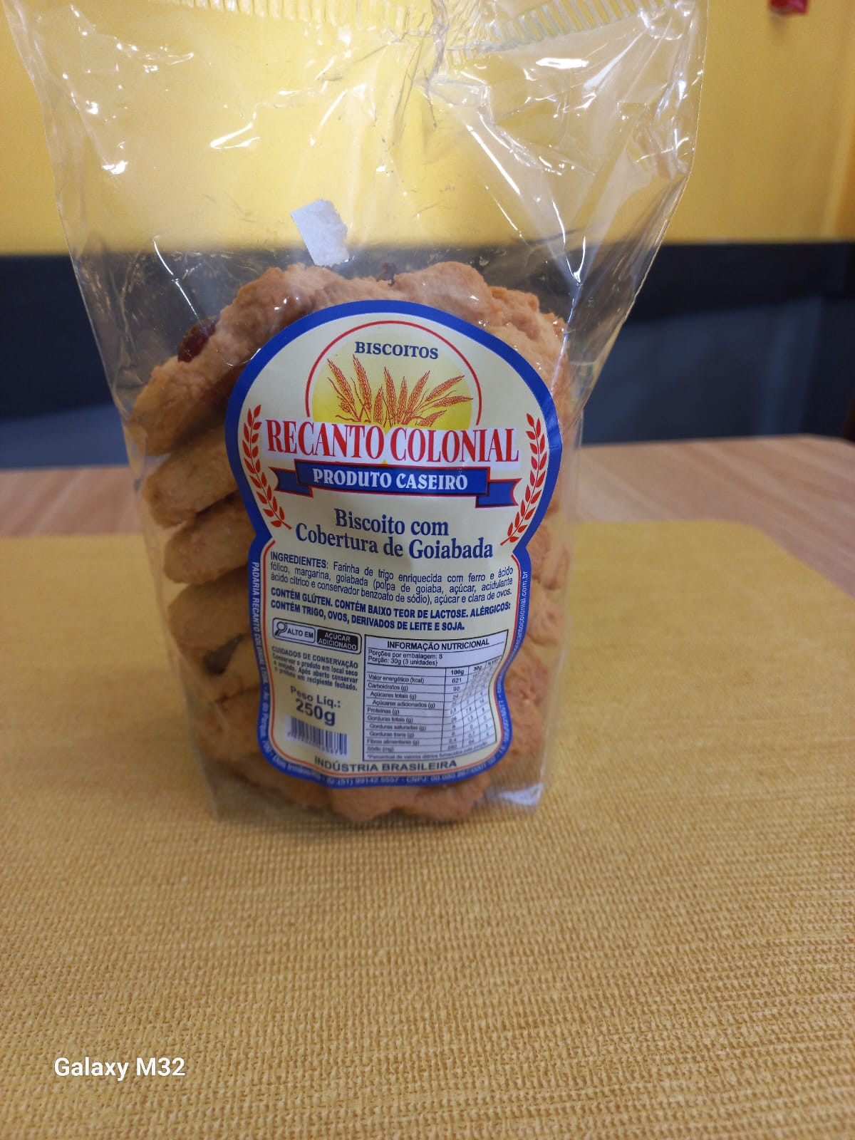 Biscoito C Goiaba  Amantegado 250G