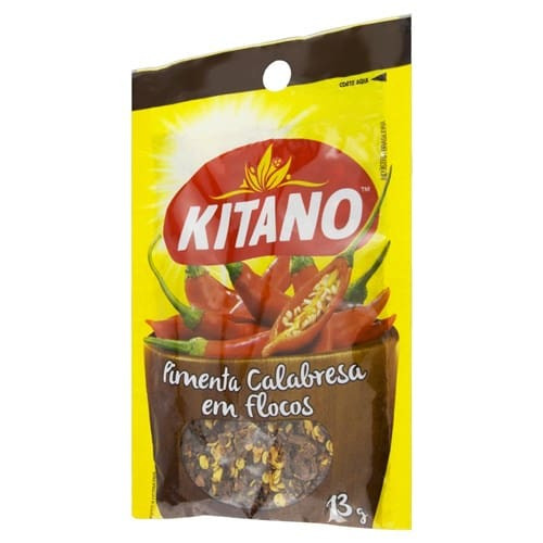 Pimenta Calabresa Flocos Kitano Embalagem 13g