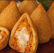Coxinha de frango com Catupiry
