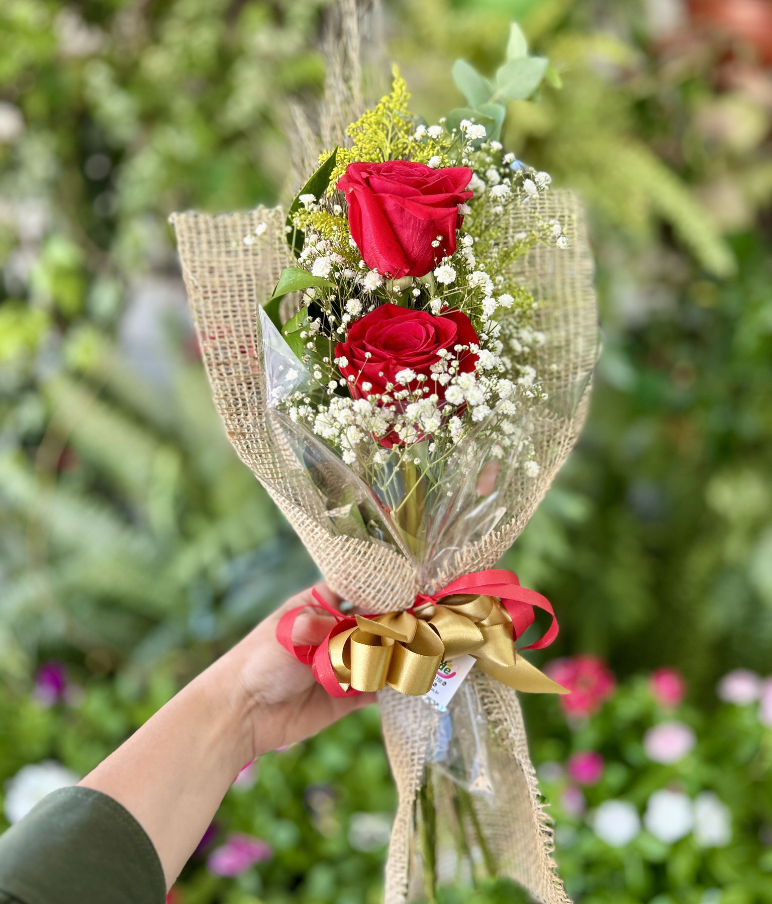 BUQUÊ DE DUAS ROSAS