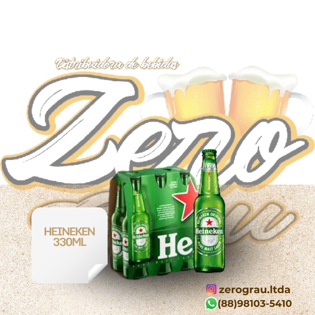 CERVEJA HEINEKEN LONG NECK 330ML