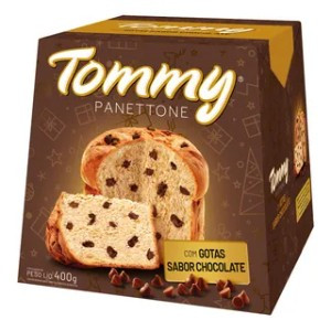 PANETTONE C/GOTAS SABOR CHOCOLATE 400G