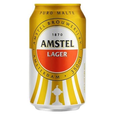 Cerveja Gelada Amstel Lata 350 Ml