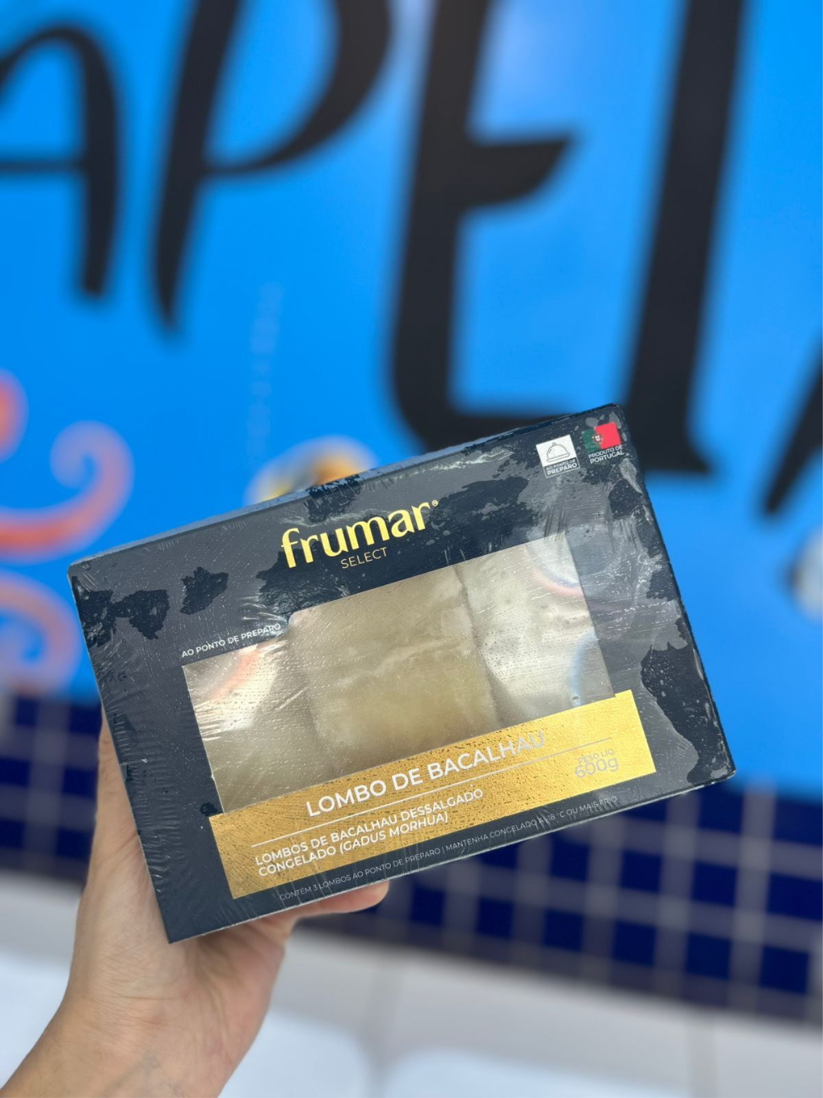 Lombo de bacalhau (600g)