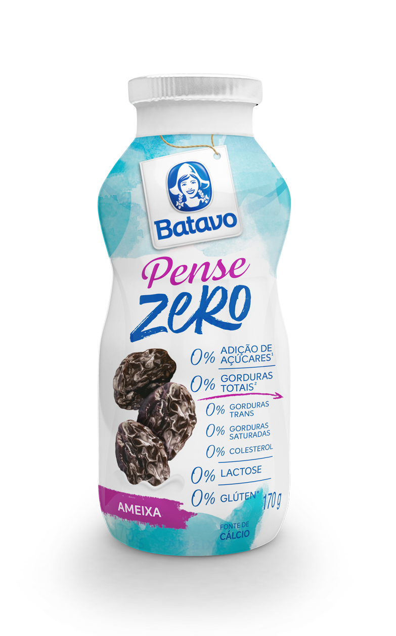 IOGURTE PENSE ZERO AMEIXA BATAVO 170G