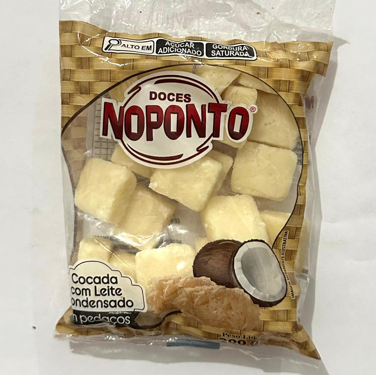 DOCE NOPONTO COCADA BRANCA C/ LEITE CONDENSADO 200G