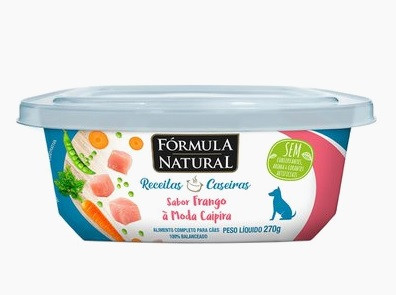 Formula Natural Receitas Caseiras Frango a Moda Caipira 270g
