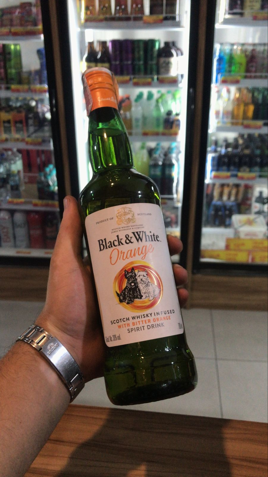 WHISKY BLACK & WHITE ORANGE 700ML
