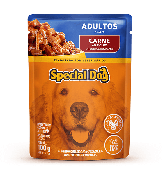 Sachê SpecialDog Carne ao Molho