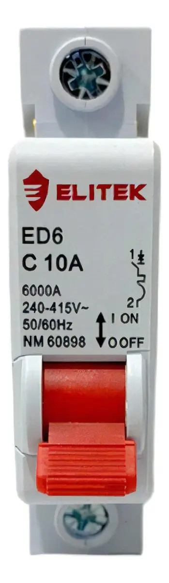 Disjuntor Unipolar ED6 C10A Elitek