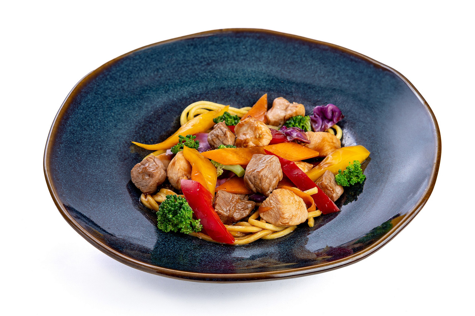 Yakisoba Mikkusu (Carne e Frango)