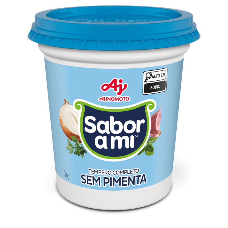 TEMPERO COMPLETO S/PIMENTA SABOR A MIL  1 KG