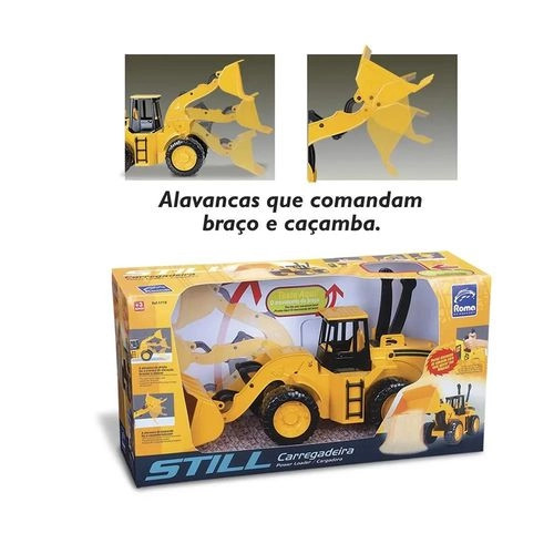 BRINQUEDO MAQUINA CARREGADEIRA STILL CX49CM
