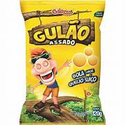 SALGADINHO BISCOITO GULÃO ASSADO 120G QUEIJO SUIÇO