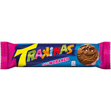 BISCOITO TRAKINAS 126 GR MORANGO