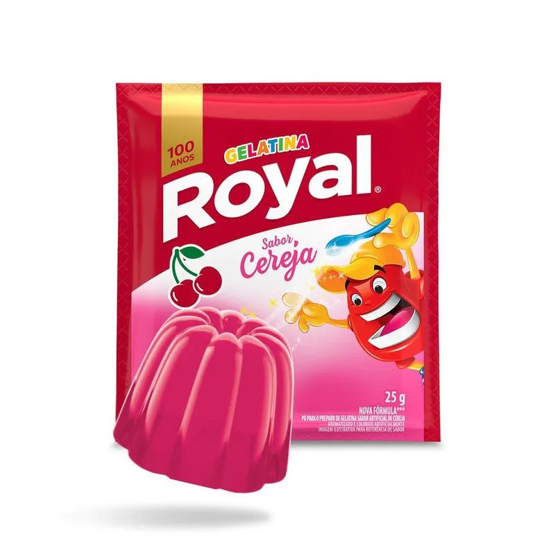 Gelatina Royal Cereja 25g