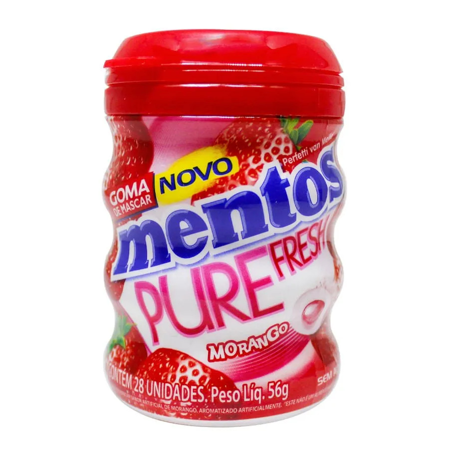 MENTOS MORANGO PT56G