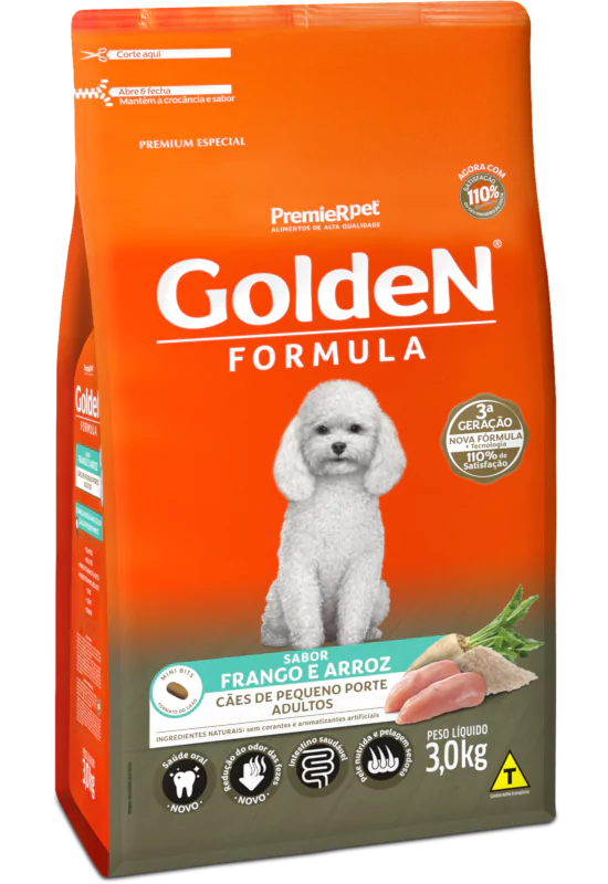Golden Formula Frango  & Arroz Porte Peq. 10.1kg