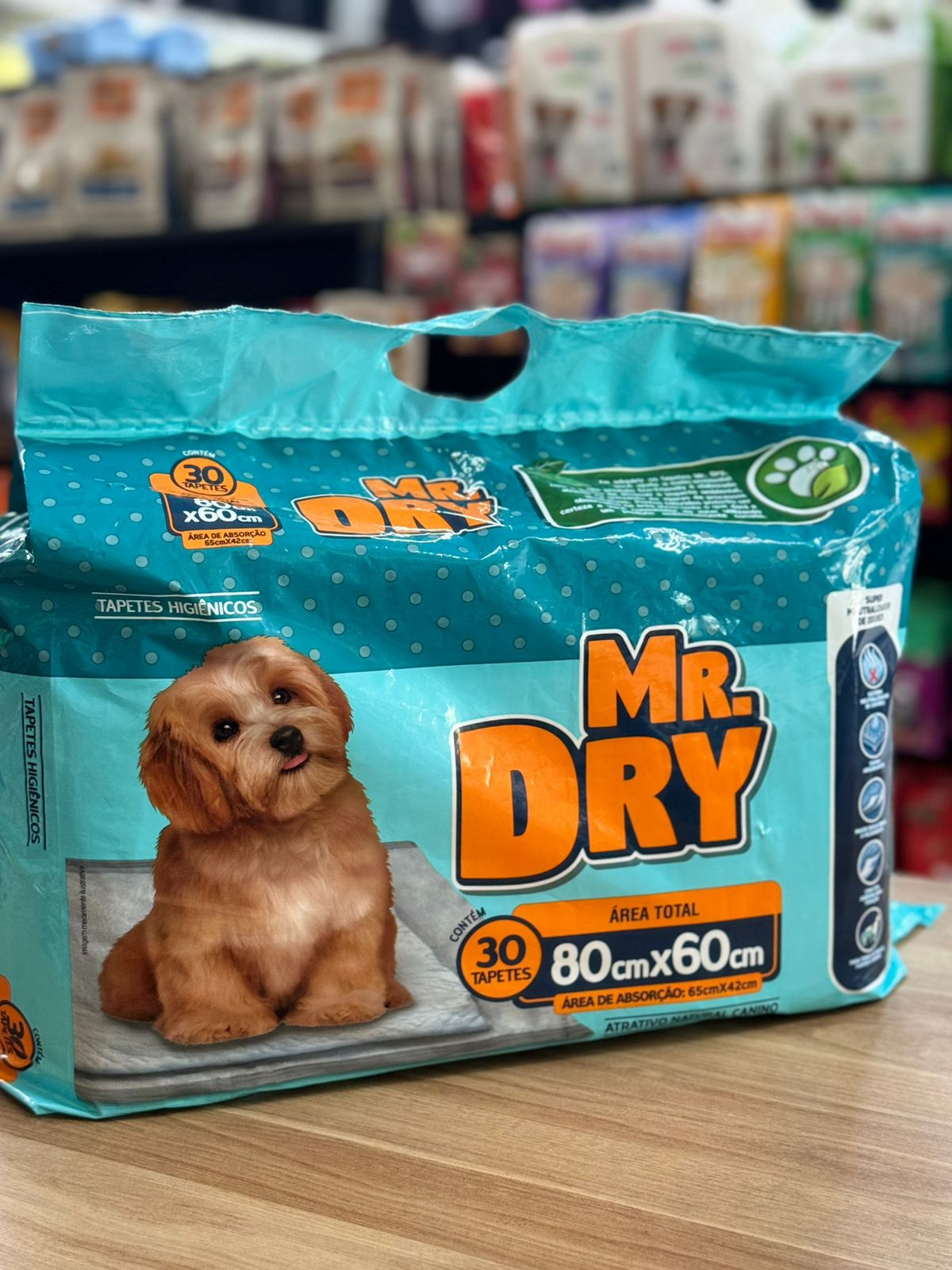 Tapete Higiênico Mr Dry c/30 80x60