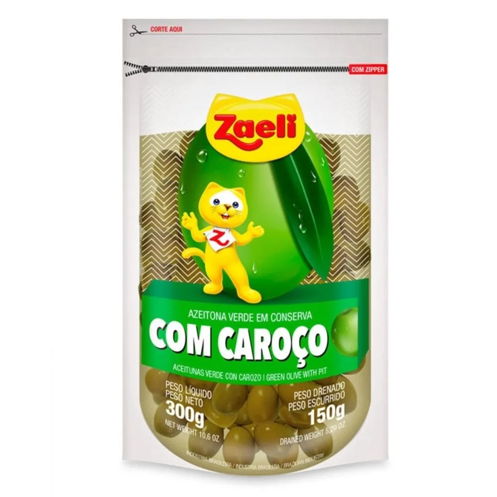 AZEITONA ZAELI C/ CAROÇO SC150G