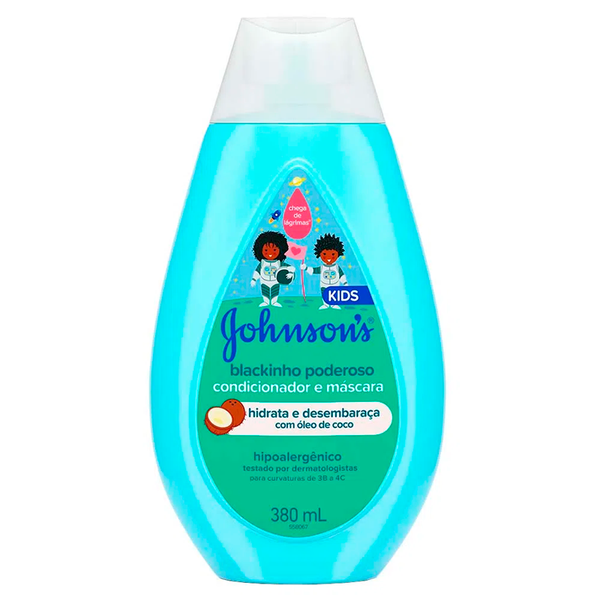 COND JOHNSONS KIDS BLACKINHO PODEROSO 380ML