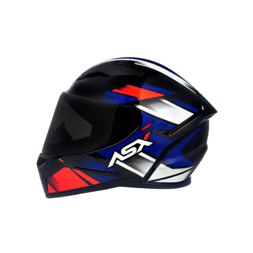 CAPACETE ASX CITY START PRETO BRILHO/VERMELHO/AZUL 64/XXL