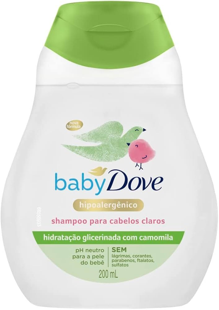 Shampoo BabyDove camomila 200 ml