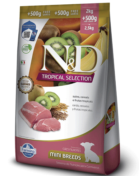 ND Tropical Selection Mini Filhotes Suíno 2,5kg