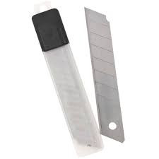 LAMINA P/ ESTILETE ATOPY 18MM C/10UN