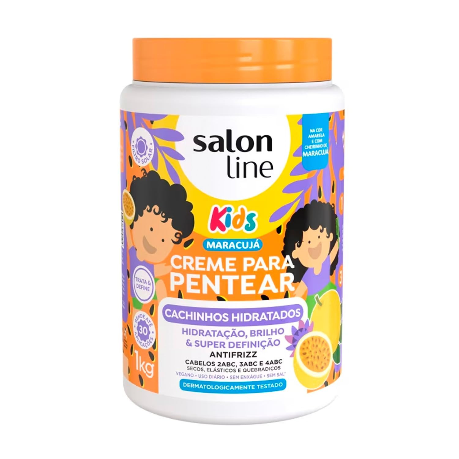 Creme Para Pentear Salon Line - Maracujá 1 Kg
