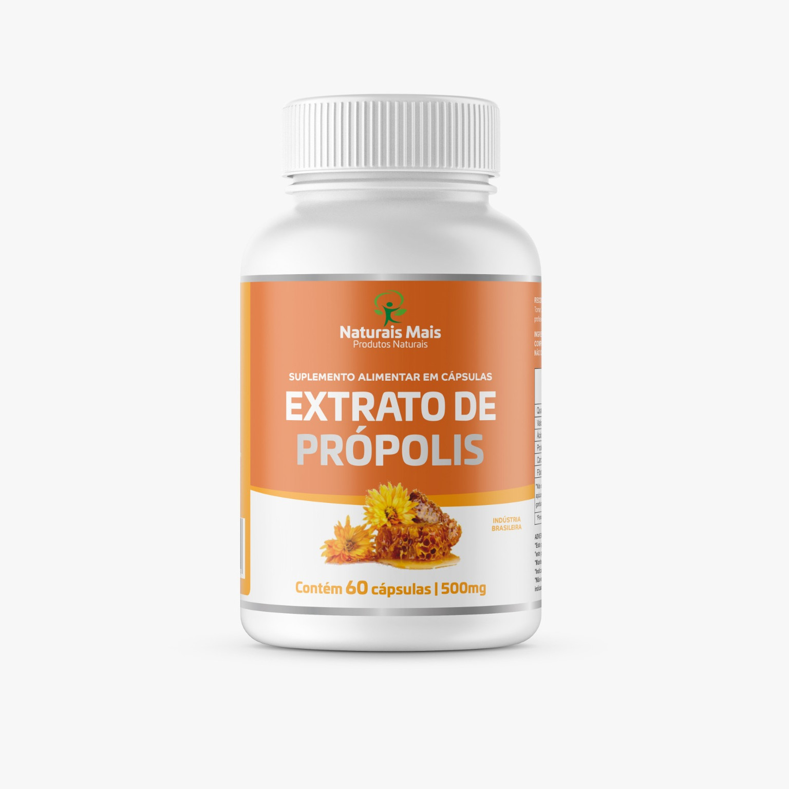 EXTRATO DE PROPOLIS 60CAP 500MG