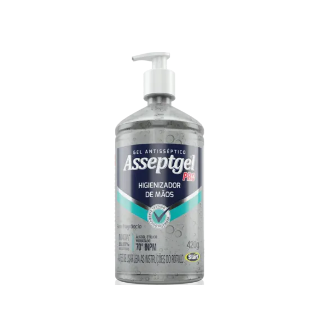 ALCOOL GEL 70 ASSEPTGEL 420G PUMP