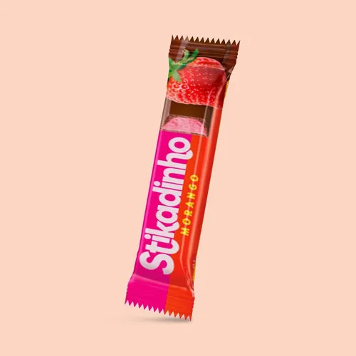 Choc stikadinho morango 12,3g 
