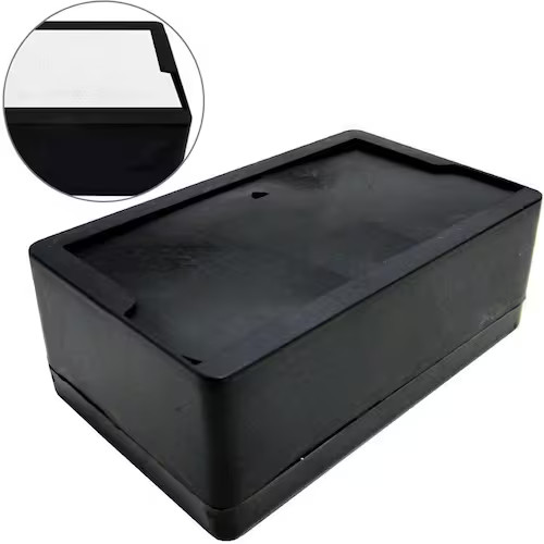 PORTA GUARDANAPOS MESA SIMPLES PRETO RENOVAPLAS