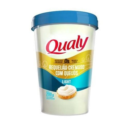 Requeijão Cremoso com Queijos Light Qualy 200g