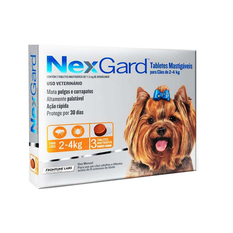 NexGard 2 a 4 kg - 3 Tablete