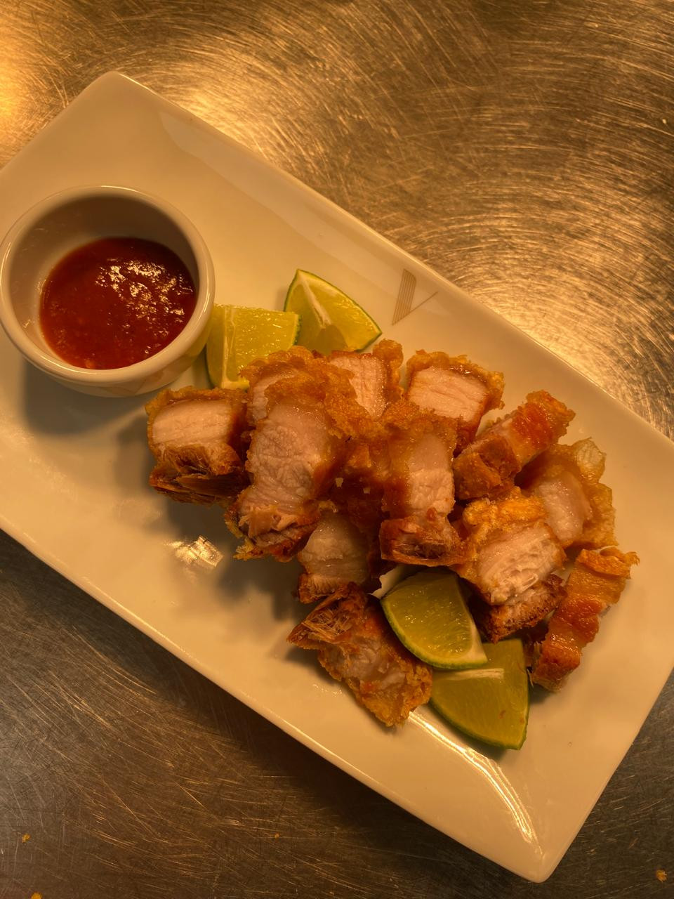 Panceta crocante com goiabada cremosa picante